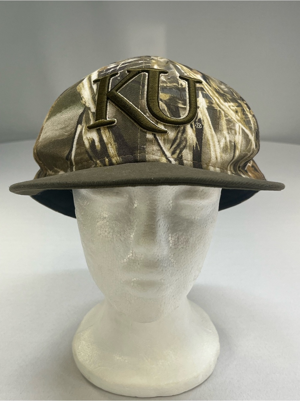 New Era 59fifty Kansas Jayhawks Camouflage Fitted Hat 7 1/2